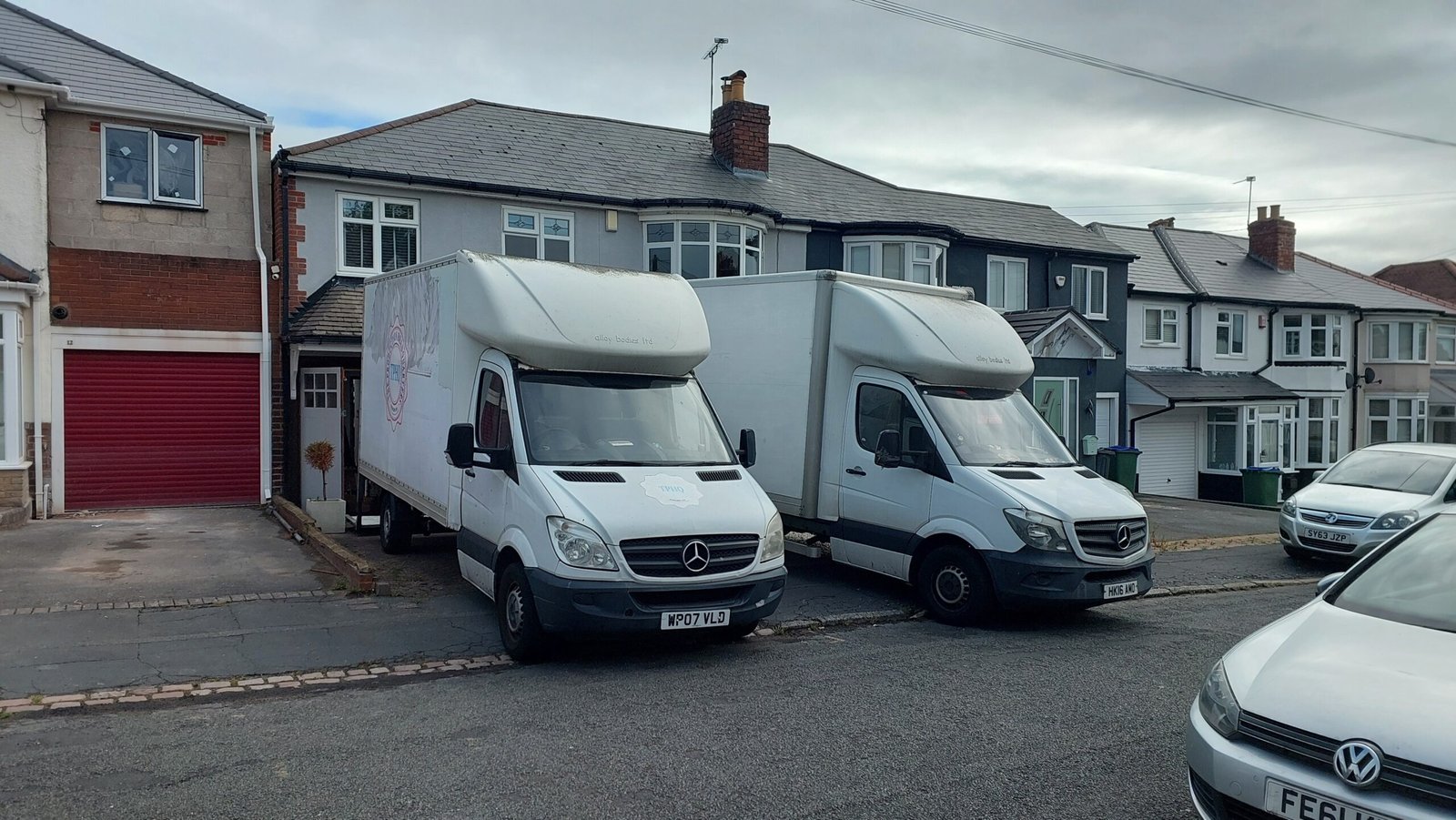 House removals moving service with two vans